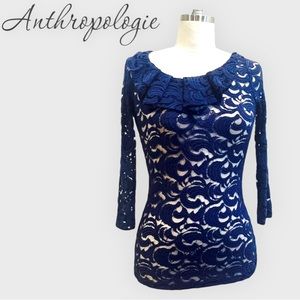 Postmark for Anthropologie lace top size XS